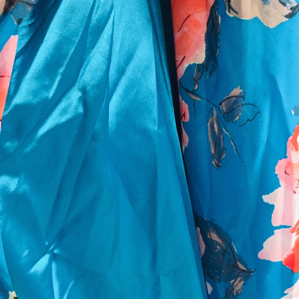 Lulu's Always There For Me Floral Print Wrap Maxi Dress Fairycore Feminine - Picture 14 of 16